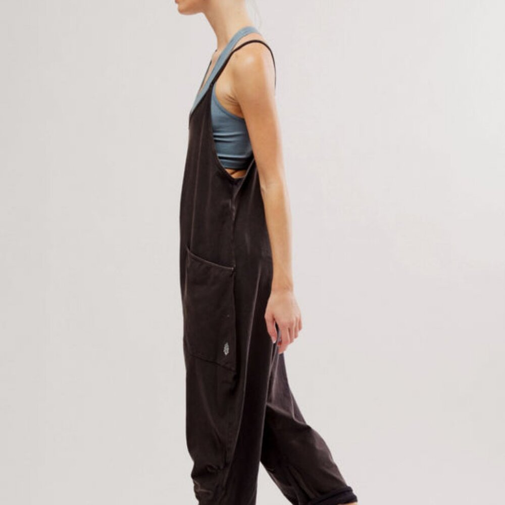NWT Free People Movement Hot Shot Onesie in color Washed Black - Picture 4 of 6